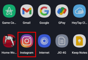 Apri l'app di Instagram sul tuo dispositivo.