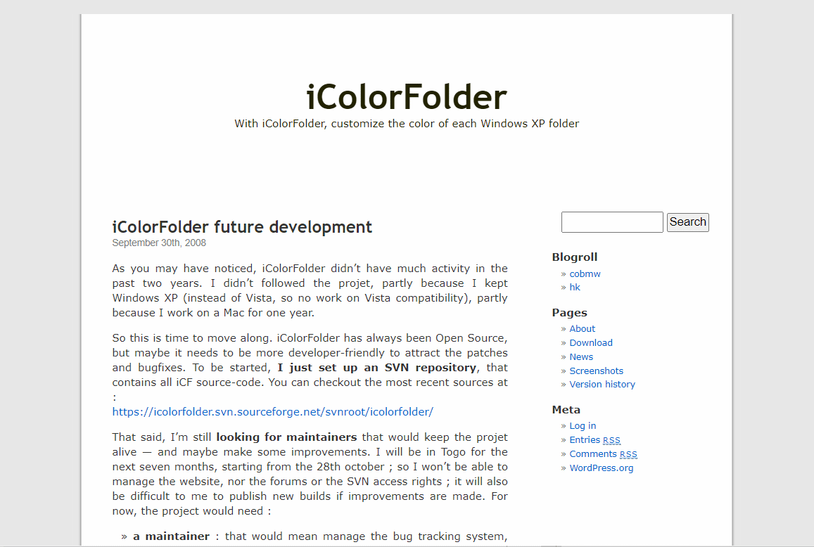 iColorFolder. Come cambiare il colore della cartella in Windows 10