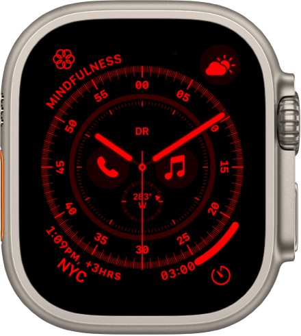 Modalità notturna su Apple Watch abilitata
