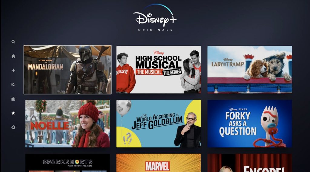 Disney Plus su Sony Android TV