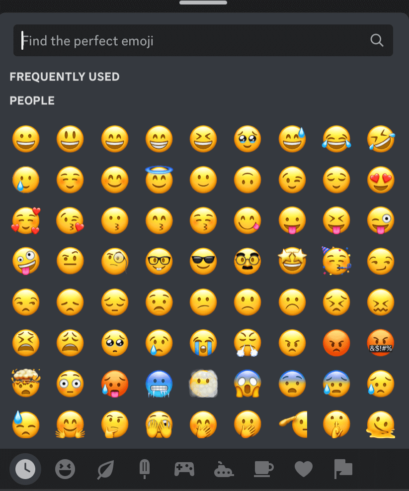 Usare un'emoji per reagire a un messaggio su Discord.