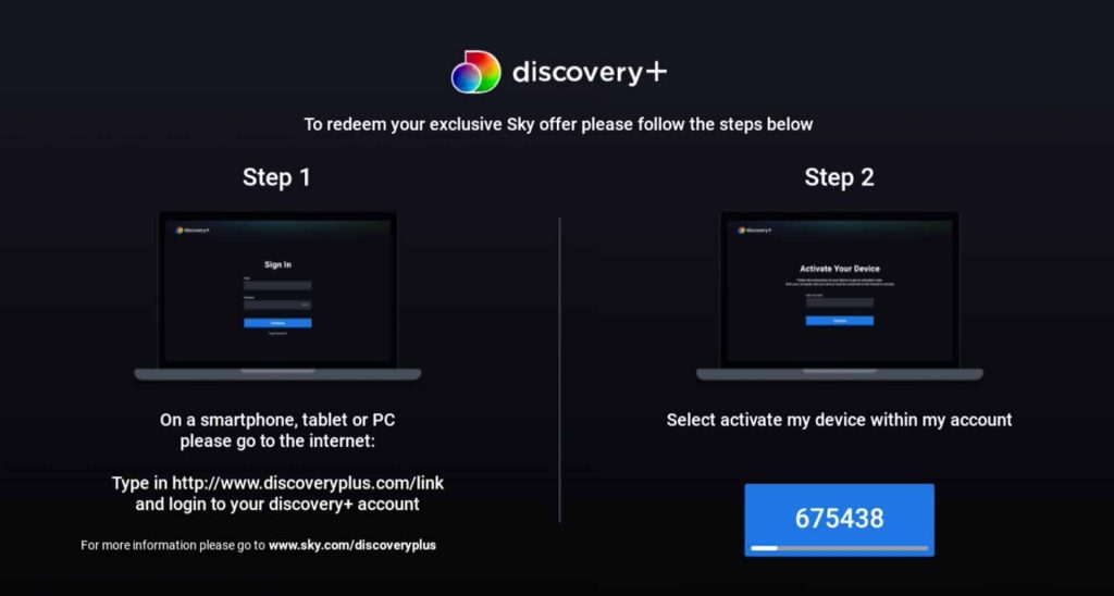 Discovery Plus su Sky Q
