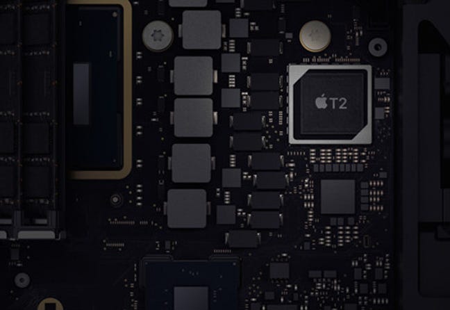 Chip di sicurezza T2 nel Mac mini 2019