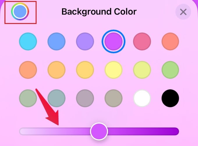 Schermata di blocco Stile sfondo Opzioni di personalizzazione del colore iPhone
