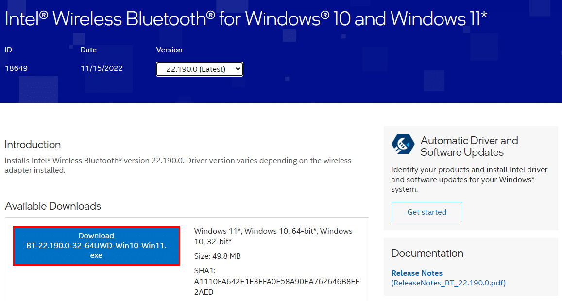Driver Bluetooth Intel | Come risolvere Magic Mouse 2 che non si connette su Windows 10