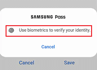 usa i dati biometrici salvati per verificare la tua identità e accedere automaticamente al tuo account