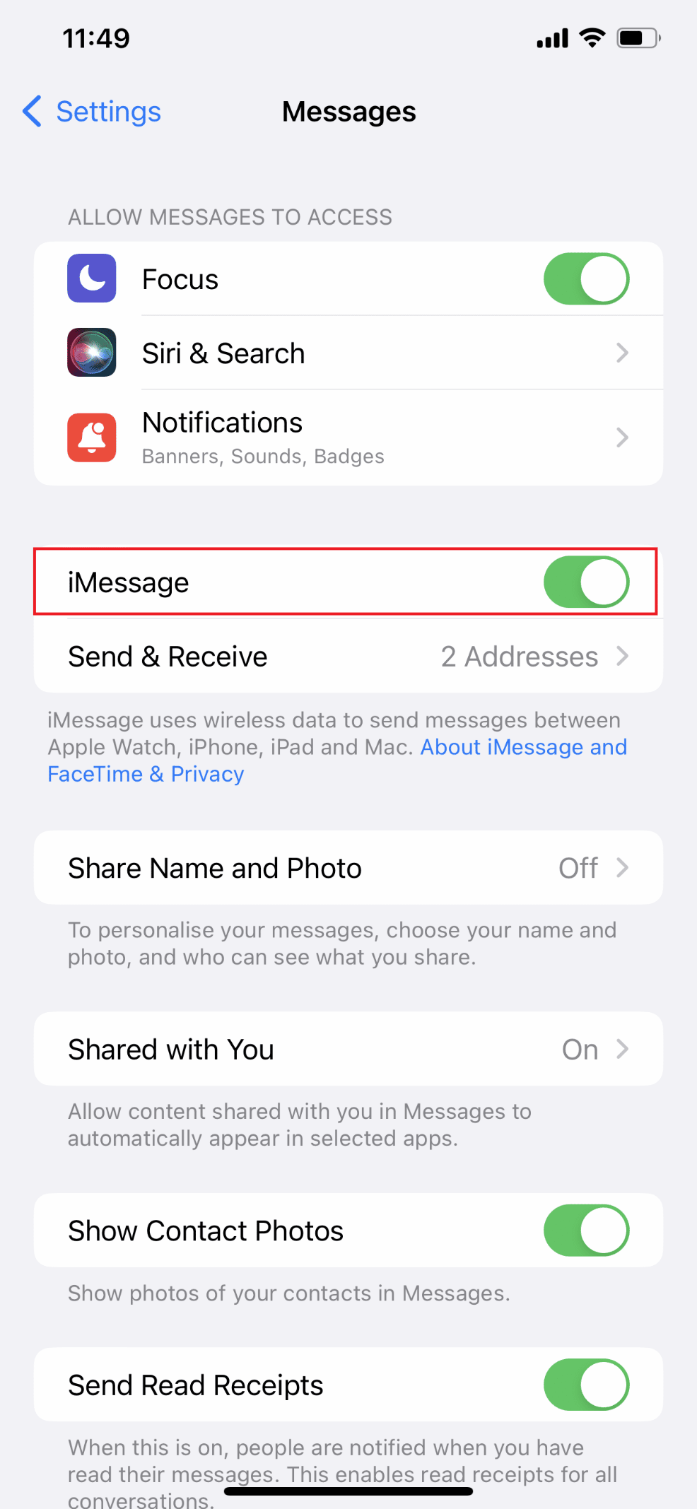 Attiva iMessage | Perché le mie notifiche non emettono suoni su iPhone