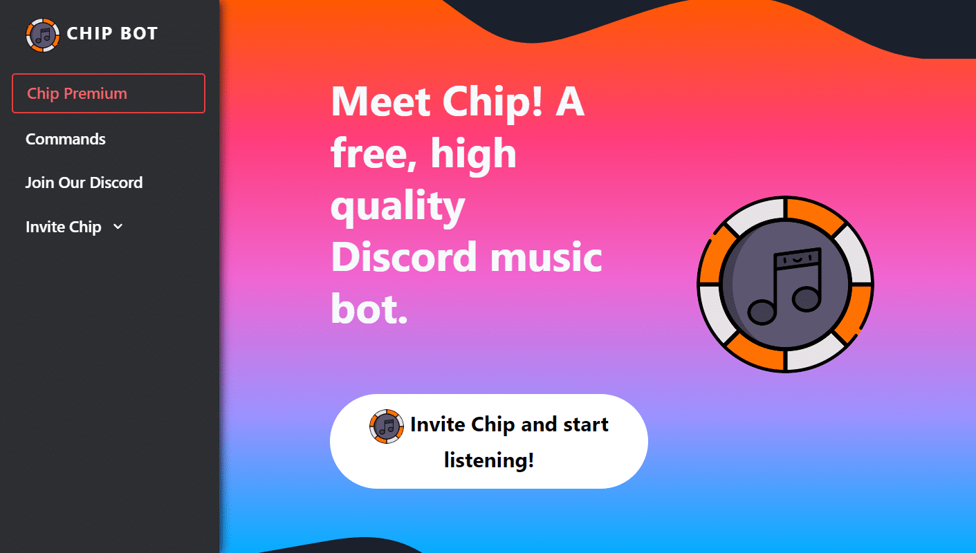 Sito web di Chip Bot