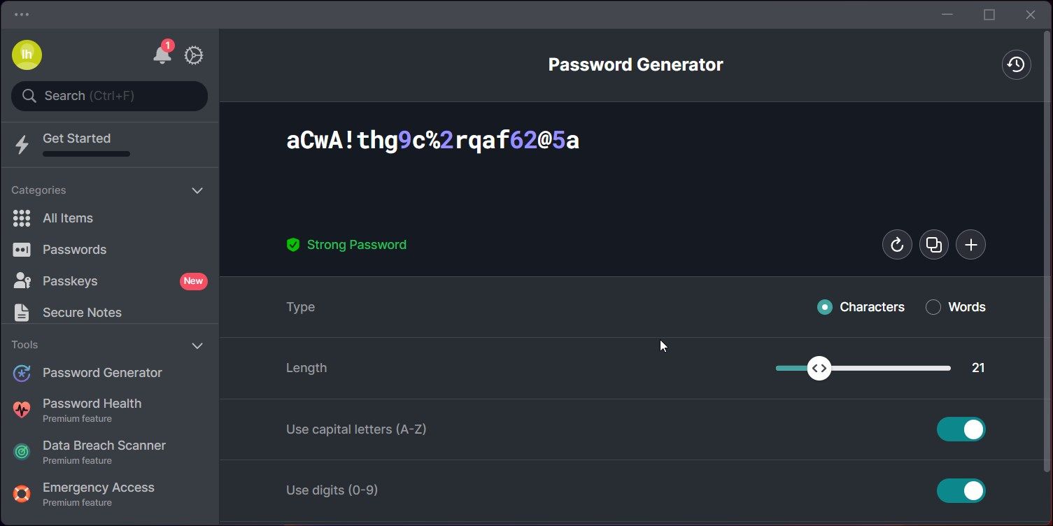 generatore di password del gestore nordpass