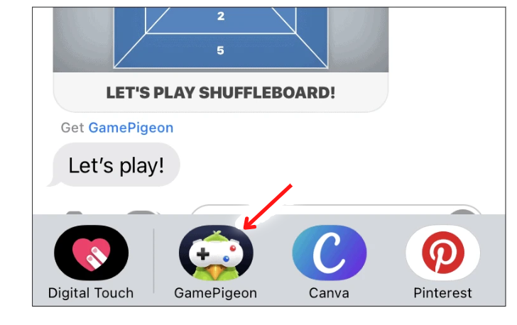 Come giocare a Shuffleboard su iMessage