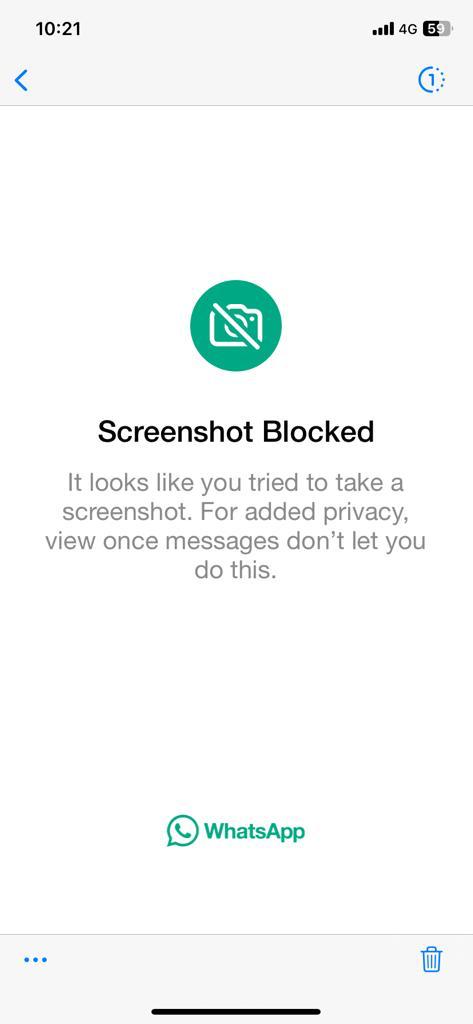 Screenshot bloccato