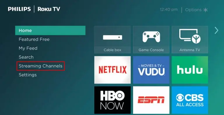 Installa HBO Max su Philips Smart TV con sistema operativo Roku