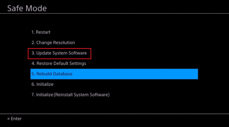 aggiornare il software di sistema della playstation