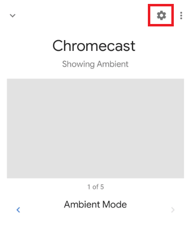 Impostazioni del Chromecast