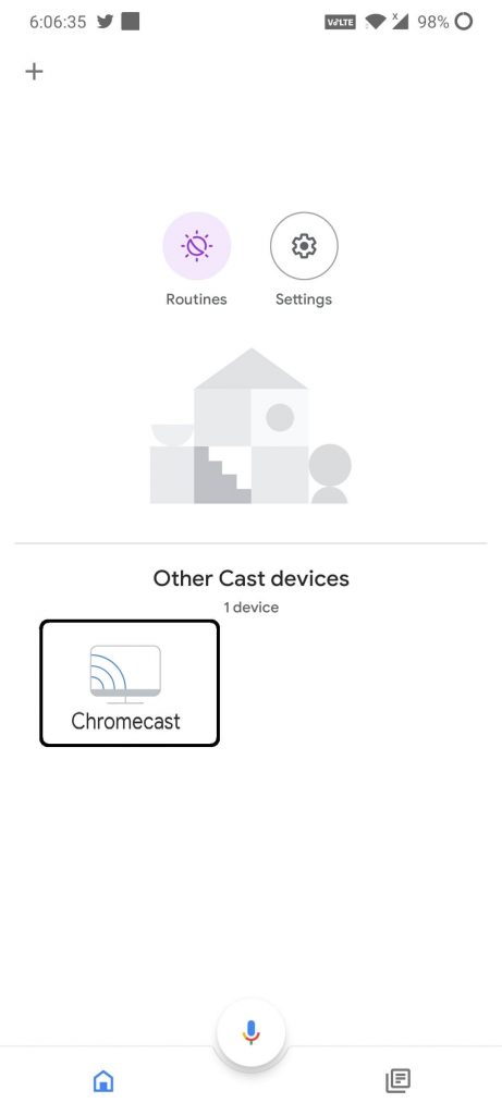 Riavvia Chromecast