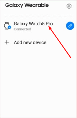 seleziona il Galaxy Watch 5