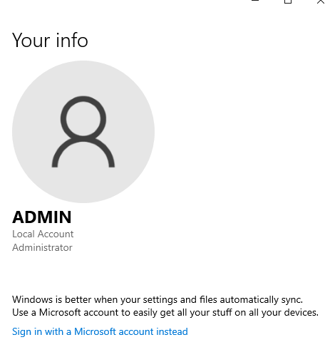 Accedi utilizzando l'account Microsoft 