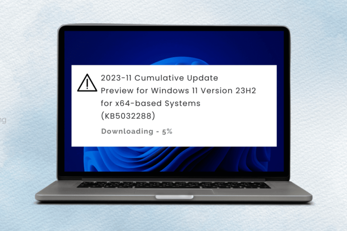 How to Fix Update KB5032288 Not Installing On Windows 11