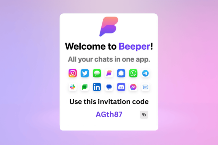 How to Join and Access Beeper Using Invite Code