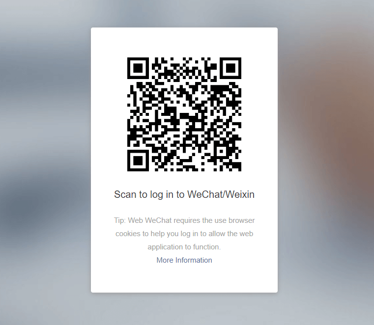 Accedi a WeChat Web