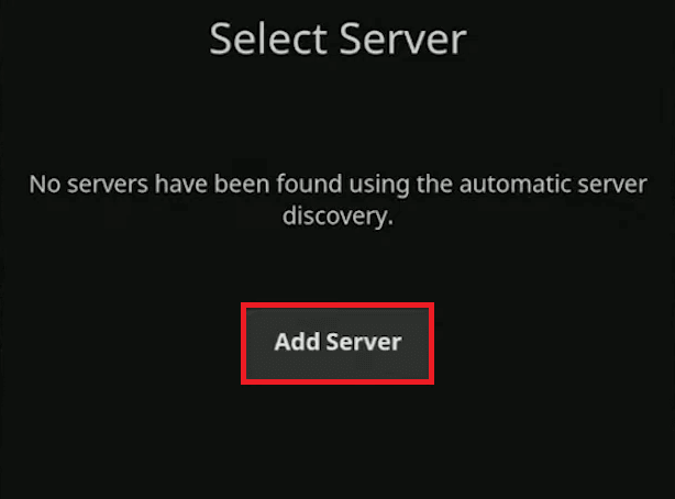 Fare clic sul pulsante Aggiungi server