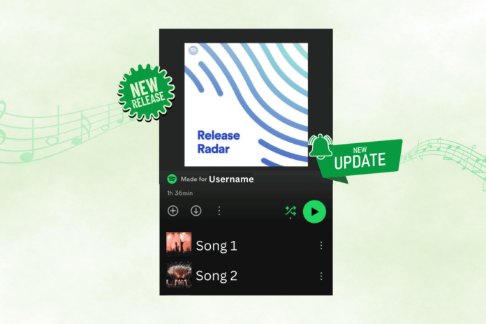 What is release radar on Spotify How does it work