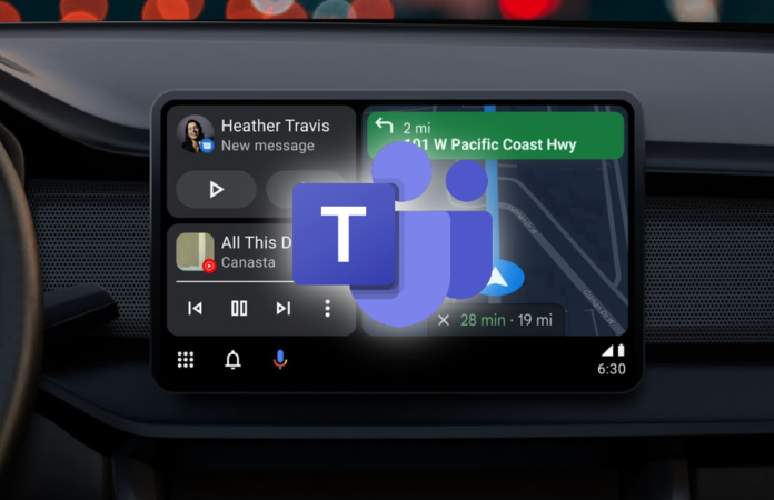 Microsoft Teams su Android Auto, ora è ufficiale: in riunione mentre si è alla guida