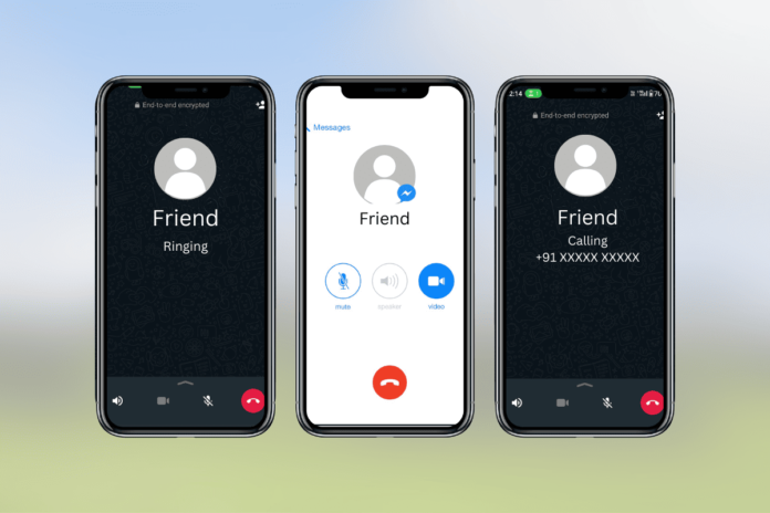 Difference Between Calling and Ringing in Whatsapp and Facebook Messenger 