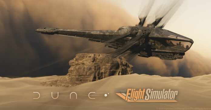 Come provare l’ornitottero di Dune (gratis). Serve Microsoft Flight Simulator