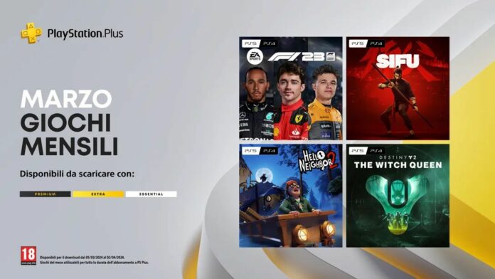 PlayStation Plus Essential: quanto pesano e quando escono i giochi di marzo?