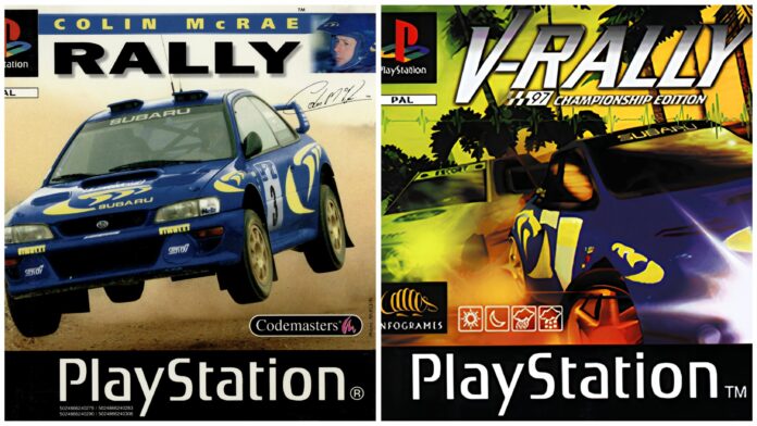 V-Rally vs Colin McRae Rally: sfida sterrata su PlayStation 1