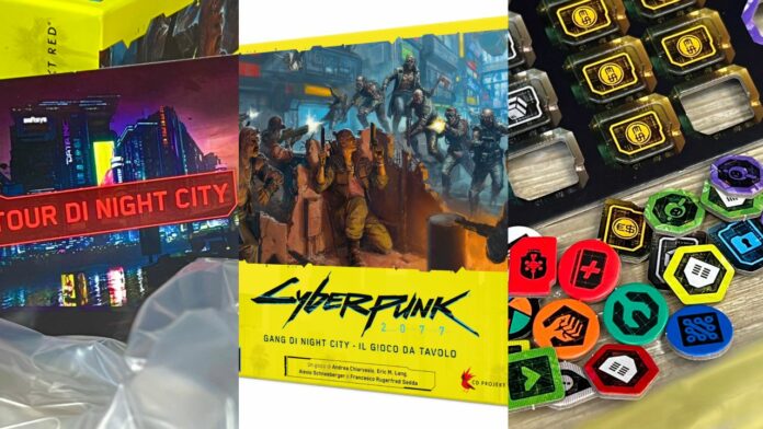 Cyberpunk 2077 Gang di Night City: il gioco da tavolo è disponibile con Famiglie e Reietti