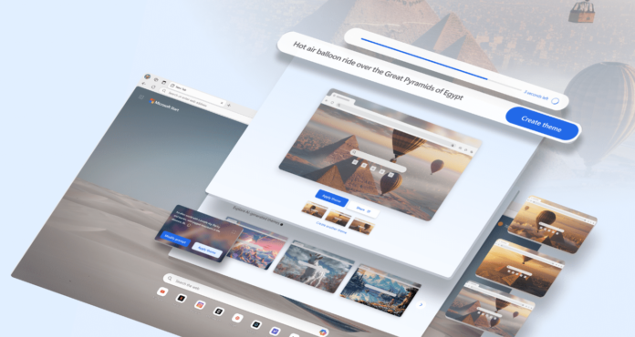 Microsoft Edge: in arrivo il generatore di temi basato sull
