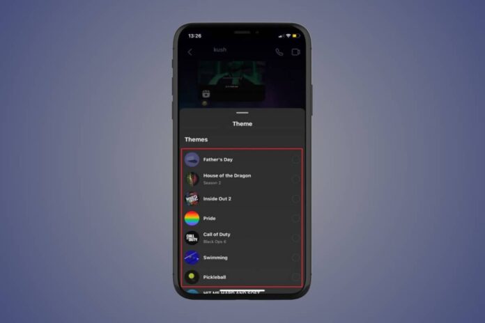 How to Change Chat Theme in Instagram