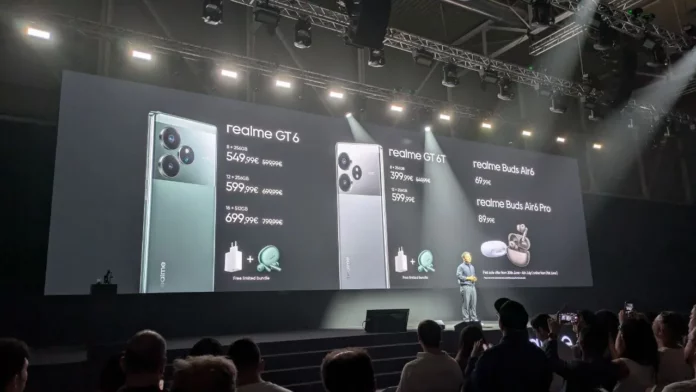 Realme lancia in Italia i nuovi smartphone GT6 e GT 6T e le cuffie Buds Air6 Pro thumbnail