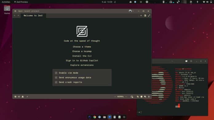 Zed on Linux, arriva l