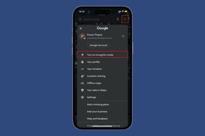 How to Enable Incognito Mode on Google Maps