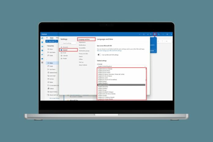 How to Change Language on Outlook