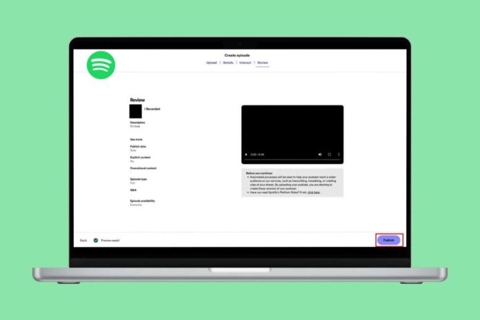 How to Upload Video Podcast on Spotify