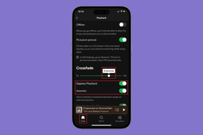 How to Enable Crossfade on Spotify