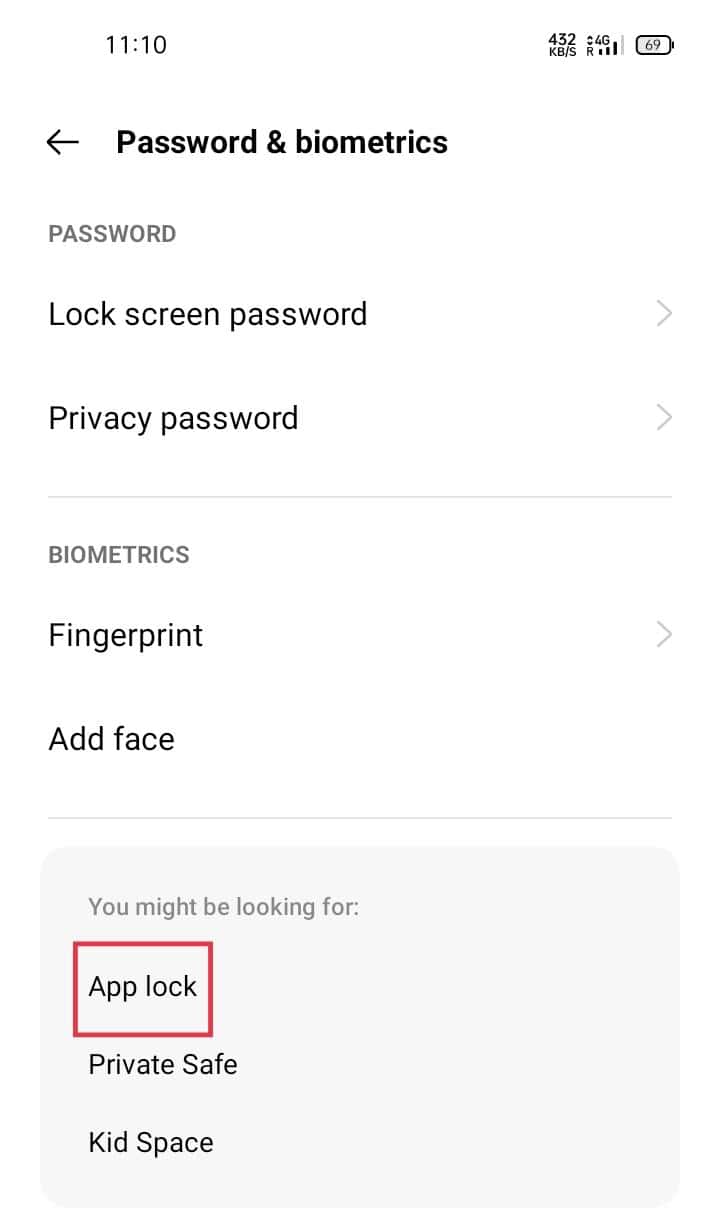 toccare Blocco app | Come aggiungere una password a un'app per iPhone o Android